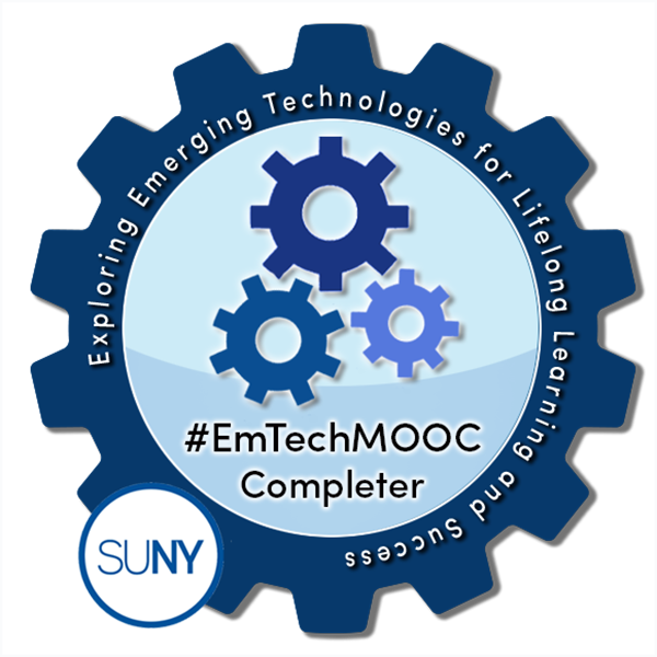 SUNY #EmTechMOOC Completer