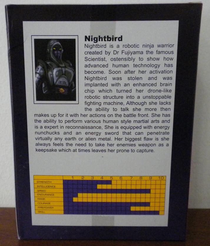 Nightbird Tech Specs