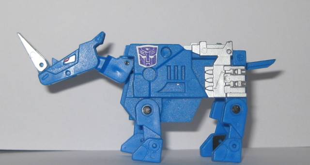 Rhinohorn with Shattered Glass Autobot faction symbol by Reprolabels